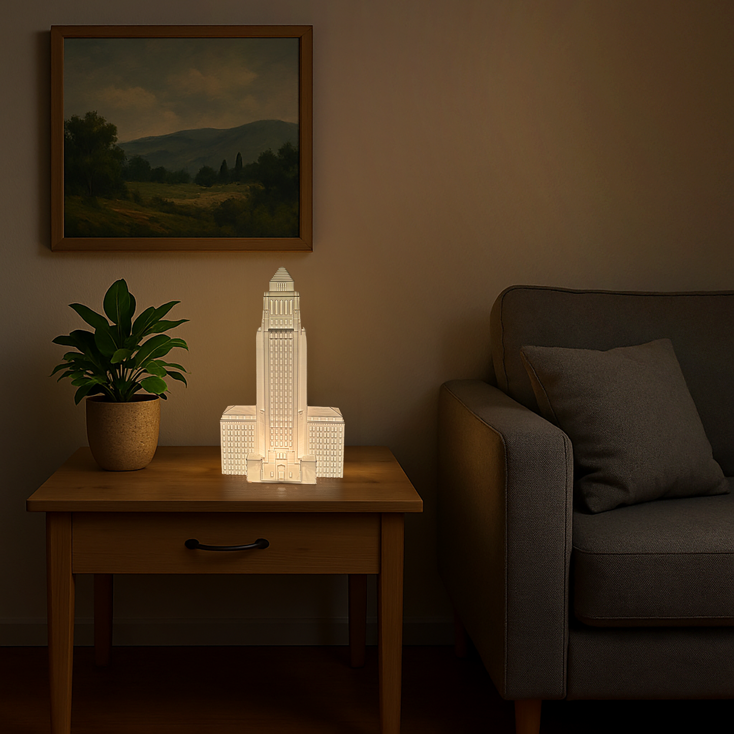 Los Angeles City Hall Lamp