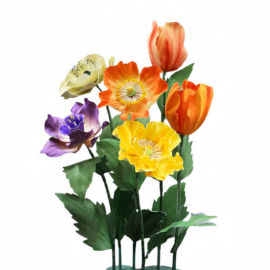 Waterproof giant flowers summer events decorations