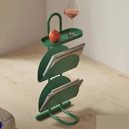 Compact Multi-Tier Side Table - No Assembly Needed