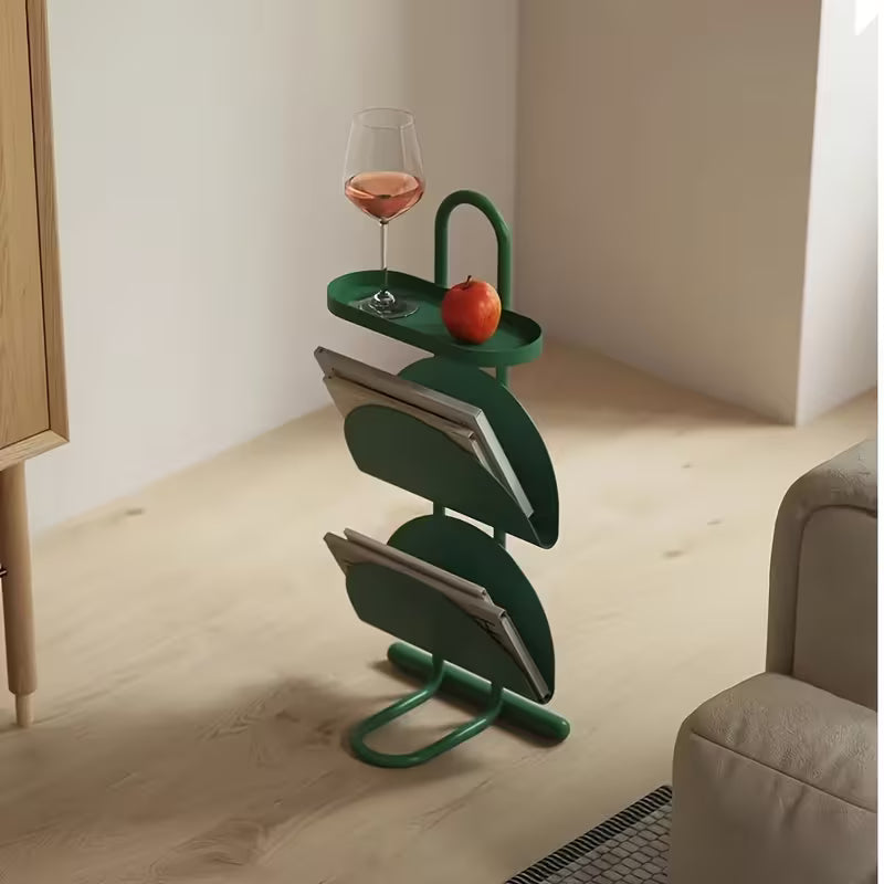 Compact Multi-Tier Side Table - No Assembly Needed