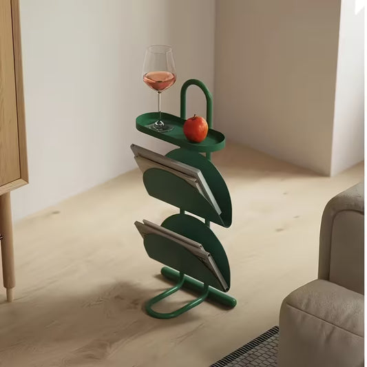 Compact Multi-Tier Side Table - No Assembly Needed